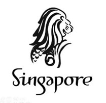 鱼尾狮新加坡美食广场