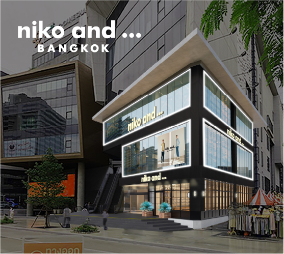niko and...东南亚首店将于4月亮相泰国曼谷开店