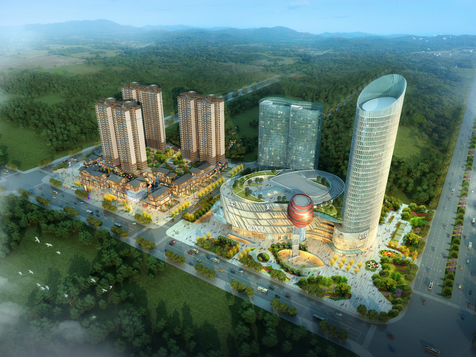 遵义民生广场景观设计 重庆风景园林网 重庆市风景园林学会