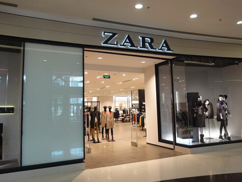 zara店面设计图片