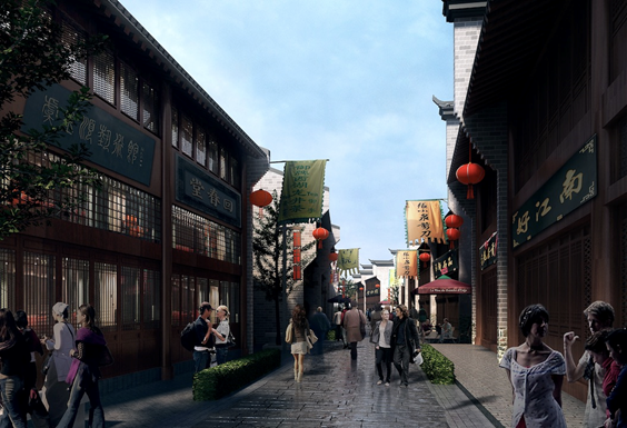 合肥庐江县中心城岗湾老街