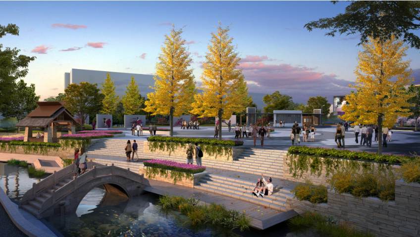 衢州开化荷花广场