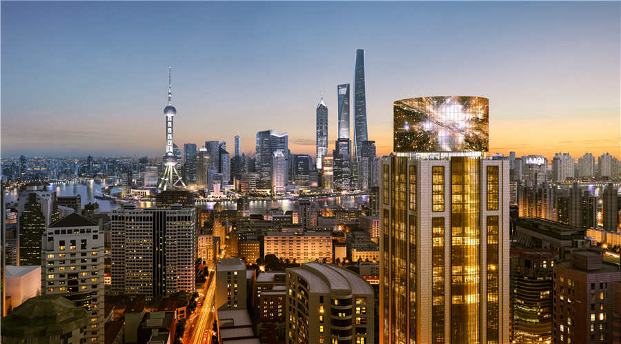 上海世贸大厦观光图片